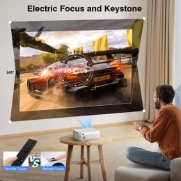 Projektor Yezmek V7 LED 1080P Full HD 12000 l 4k/tvbox/android/ps5