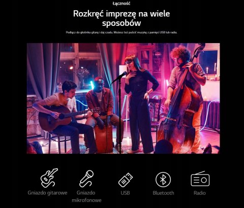 Głośnik przenośny Bluetooth LG XBOOM RNC5 MP3 USB