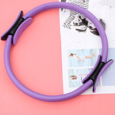 Koło do ćwiczeń Ring Yoga Pilates fioletowe