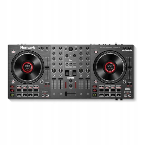 Numark NS4FX - Profesjonalny 4-deckowy kontroler DJ