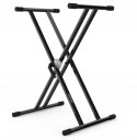 Podwójny typu X Stand na keyboard Onyx 130 Black Audibax