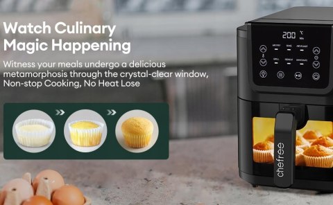 1500 W 5L Frytkownica beztłuszczowa CHEFREE AFW01