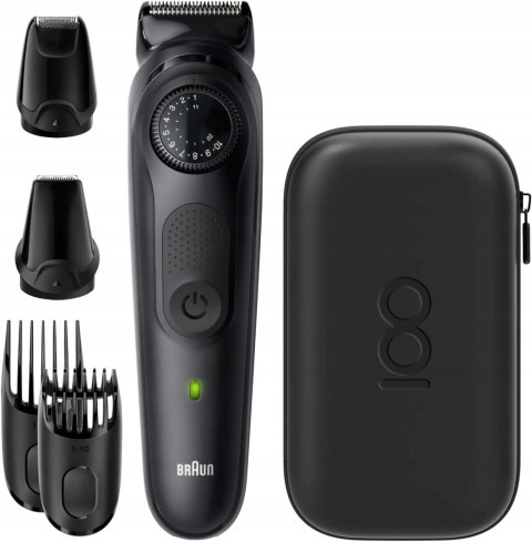 Braun BeardTrimmer BT7 Design Edition trymer do brody, czarny