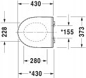 Deska sedesowa Duravit No.1 Classic duroplast