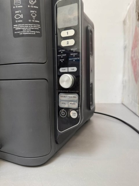 Frytkownica beztłuszczowa Ninja SL400EU 2470W 9,5l srebrno-szara