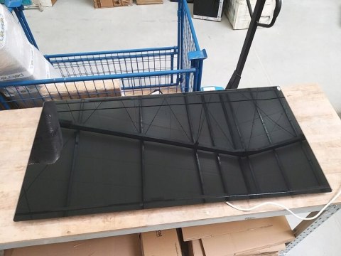 HOCOSYME SZKLANY GRZEJNIK NA PODCZERWIEŃ 120x60 cm 800W Z TERMOSTATEM