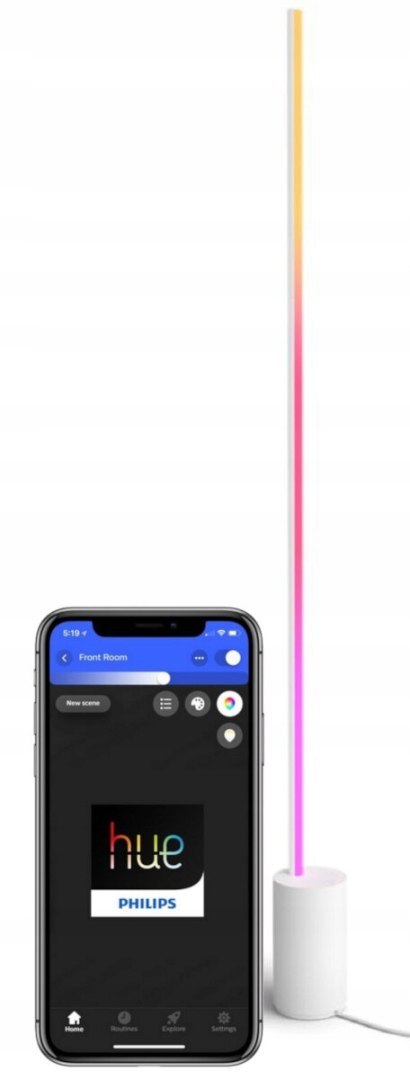 Lampa Podłogowa Stojąca SIGNE GRADIENT LED EU/UK 29W CCT RGB PHILIPS HUE
