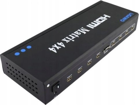 Ligawo Splitter HDMI, 4x4, 3D, czarny - 6518722