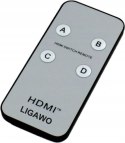 Ligawo Splitter HDMI, 4x4, 3D, czarny - 6518722