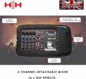 HH Electronics VECTOR by HH VRC-210 2 x 500 W 6-kanałowy mikser z Bluetooth