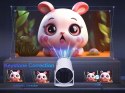 Mini rzutnik YEEFONM HY300, 4K Full HD 1080p 180°, przenośny projektor