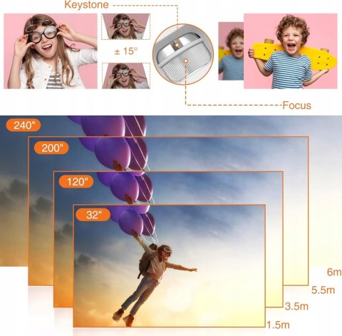 Projektor TOPVISION RD850 7500l Full HD