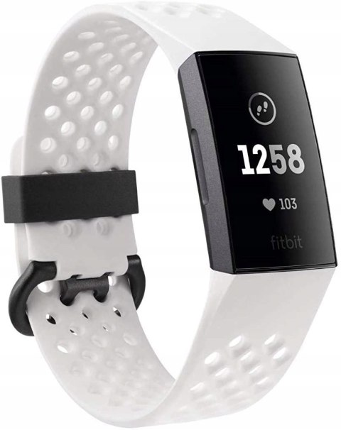Zegarek sportowy Fitbit Charge 3 biały