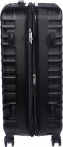 Amazon Basics Twarde walizki czarna, zestaw 3 sztuk (55 cm, 68 cm, 78 cm)