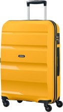 American Tourister Walizka twarda średnia żółta SPINNER 66/24 61 l