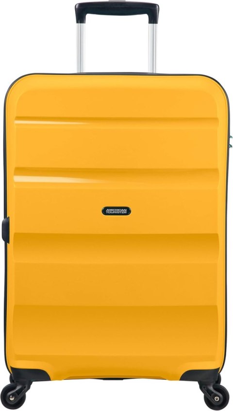 American Tourister Walizka twarda średnia żółta SPINNER 66/24 61 l