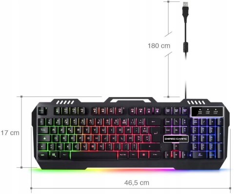 EMPIRE GAMING Klawiatura K600 - układ FR