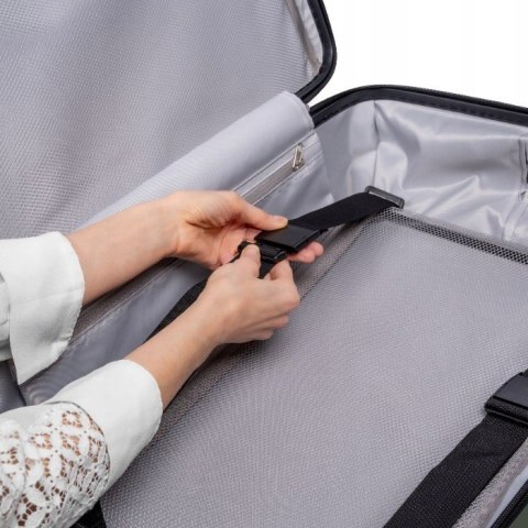 ETERNITIVE Walizka duża, Poliwęglan & ABS, Koła 360°, Zamek TSA, 98L