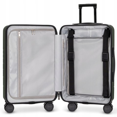 ETERNITIVE Walizka duża, Poliwęglan & ABS, Koła 360°, Zamek TSA, 98L