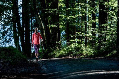 LEKI KIJE Nordic Walking Spin black 100 - 130 cm