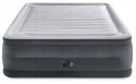 Materac dwuosobowy Intex 203 x 152 x 56 cm szary wbudowana pompka