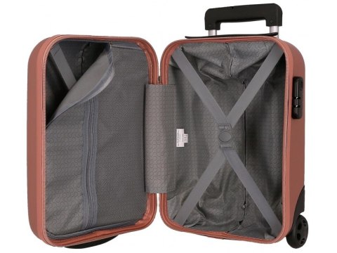 ROLL ROAD Flex Nude, poręczna mini walizka podróżna, 40x30x20cm, 24L
