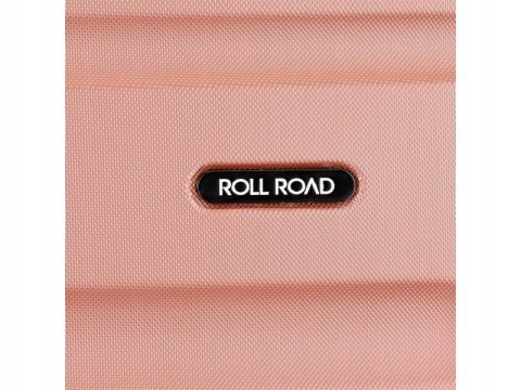 ROLL ROAD Flex Nude, poręczna mini walizka podróżna, 40x30x20cm, 24L