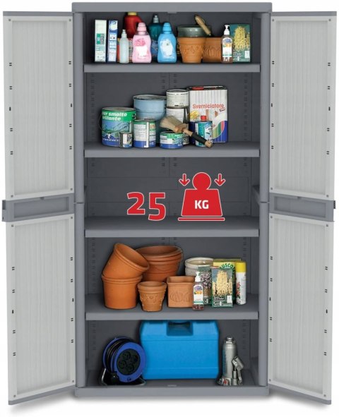 Szafa Terry 180 x 89,7 x 53,7 cm - tworzywo sztuczne