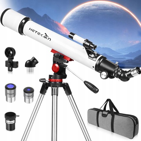 Teleskop HETEKAN He-70700 700 mm x210 Azymutalny Barlow