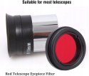 Topiky 6szt zestaw filtrów okularów teleskopowych 1,25 cala / 31,7 mm