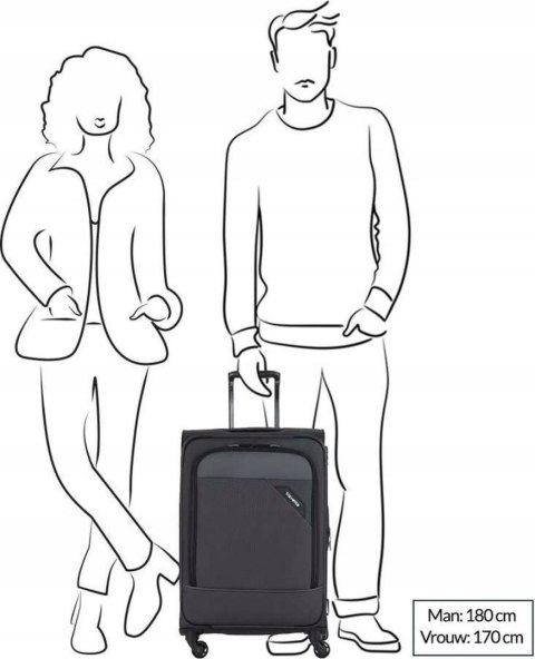 Travelite Walizka miękka średnia poliester DERBY 4-KÓŁKOWA WALIZKA M 79 l