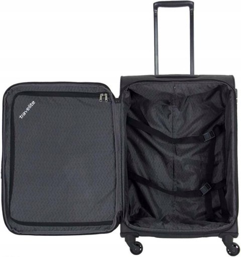 Travelite Walizka miękka średnia poliester DERBY 4-KÓŁKOWA WALIZKA M 79 l