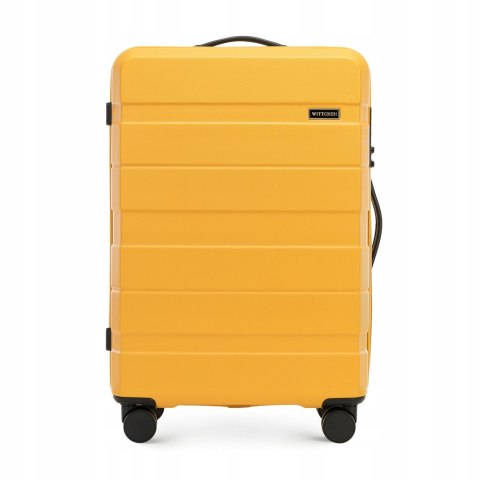 WITTCHEN walizka średnia z ABS-u żółta