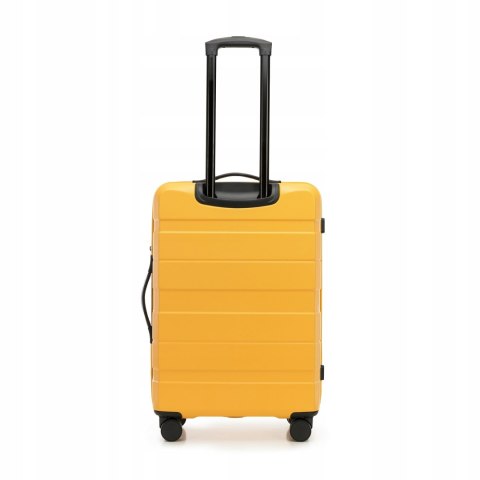 WITTCHEN walizka średnia z ABS-u żółta