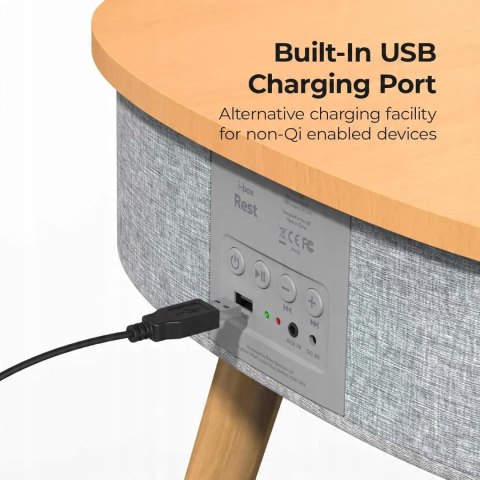 GŁOŚNIK i-box Portable Smart Side Table Bluetooth stolik