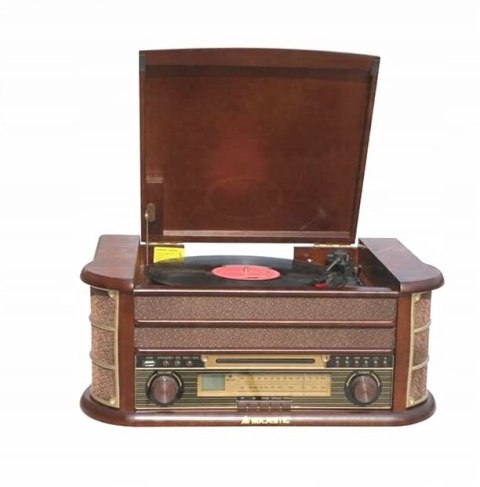 Gramofon Majestic TT34CD brązowy