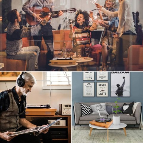 Gramofon Retro Viflykoo TT202-1