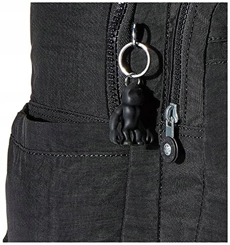 Kipling plecak miejski SEOUL czarny duży z kieszenią na laptopa