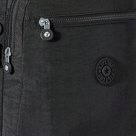 Kipling plecak miejski SEOUL czarny duży z kieszenią na laptopa