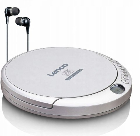 Lenco Odtwarzacz CD/MP3 Srebrny Antishock CD-201SI