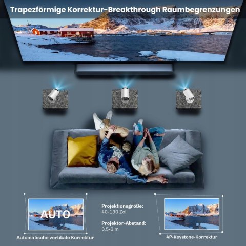 Projektor HIPPUS HY300pro biały