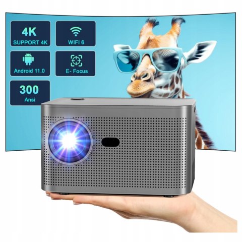 Projektor LCD Magcubic HY350 4K 13000LM srebrny ANDROID 11 YOUTUBE/NETFLIX