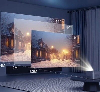 Projektor LCD Magcubic HY350 4K 13000LM srebrny ANDROID 11 YOUTUBE/NETFLIX