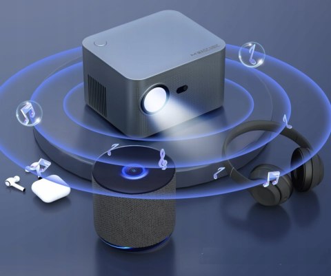 Projektor LCD Magcubic HY350 4K 13000LM srebrny ANDROID 11 YOUTUBE/NETFLIX