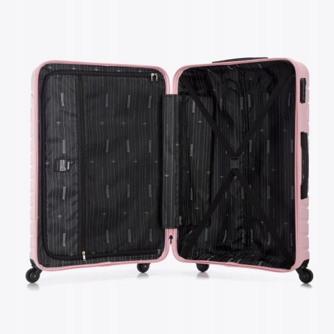 WITTCHEN Cube line Walizka twarda duża subtelny róż