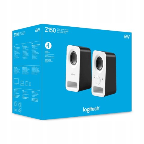 Zestaw głośników 2.0 Logitech Z150 6 W biały