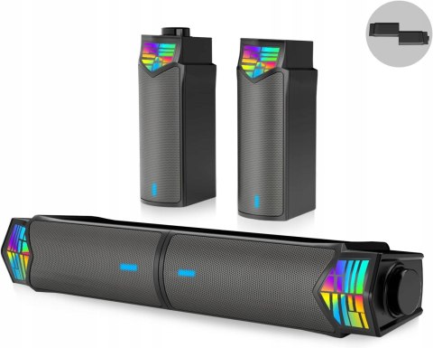 Zestaw głośników 2.0 Smalody YXSM707BT