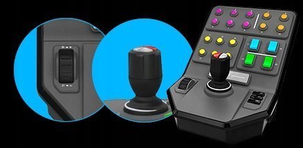 Logitech Farming Simulator Kierownica Pedały Panel