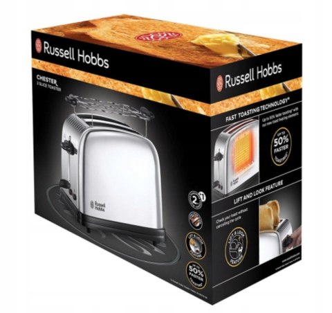 Toster Russell Hobbs Chester 23310-56 srebrny/szary 1670 W