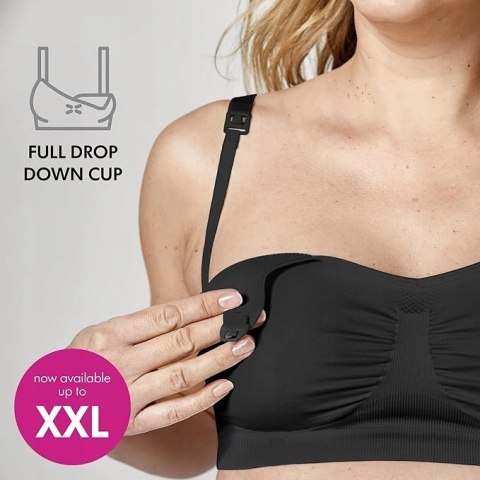 Biustonosz do karmienia Medela Keep Cool XXL czarny